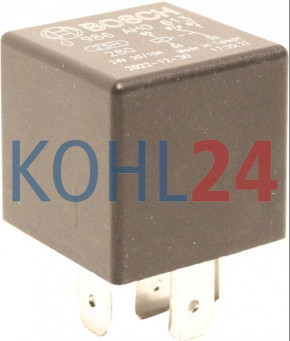 Relais 24 Volt 10 Ampere / 20 Ampere Bosch 0332100021 0332204203 0332204210 0332204216 0332209207 0986AH0613 Wehrle 20401100 20401100A Original Bosch